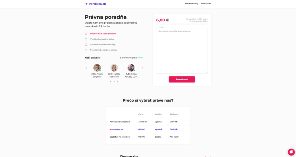 Právna poradňa Verdikto