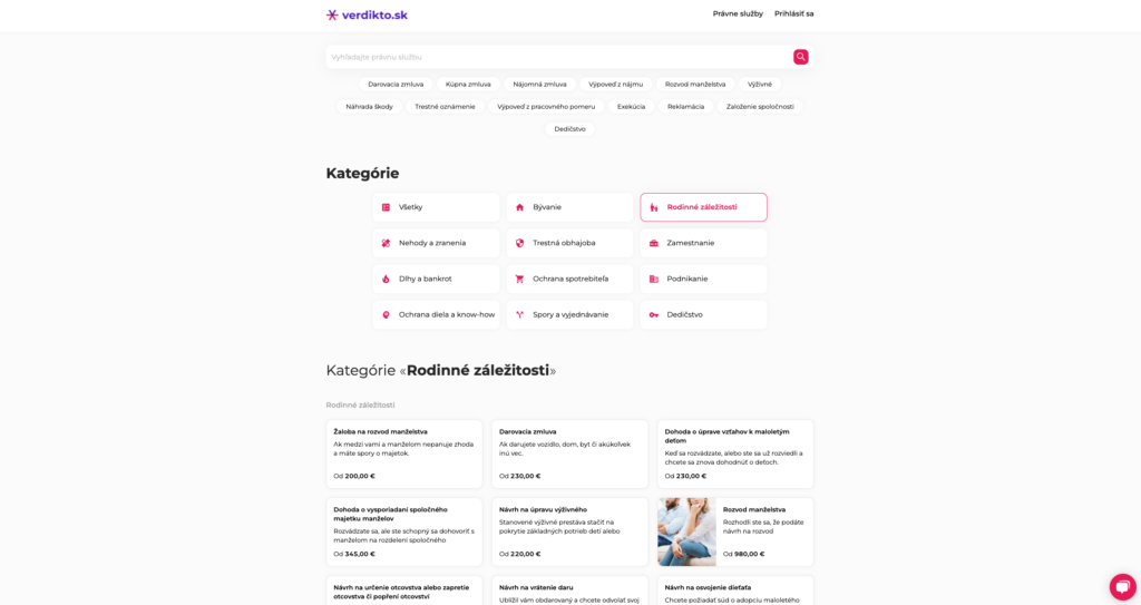 Právne služby Verdikto